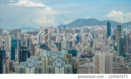 July 12 2025 Cityscape of Kowloon Peninsula, Hong Kong Skyline July 12 2025 Cityscape of Kowloon Peninsula, Hong Kong Skyline 128482471