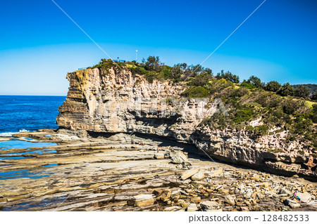 Coastal Rocky Cliff Coastal Rocky Cliff 128482533