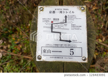 京都環線步道及其周邊的風景 128483091