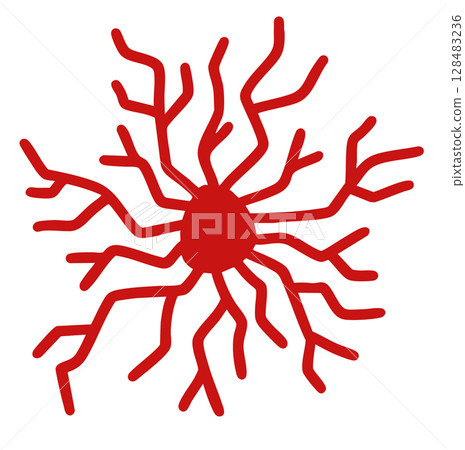 Spider angioma 128483236