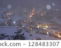 Shirakawago雪風景 128483307