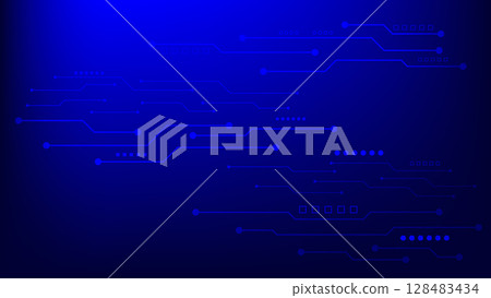 abstract technology background. futuristic circuit board   128483434