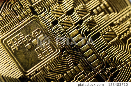 background of bitcoin coin 128483710