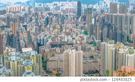 July 12 2025 Cheung Sha Wan District Urban Scene in Hong Kong 128483825