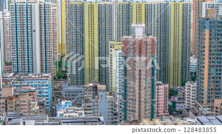 July 12 2025 Cheung Sha Wan District Urban Scene in Hong Kong July 12 2025 Cheung Sha Wan District Urban Scene in Hong Kong 128483855