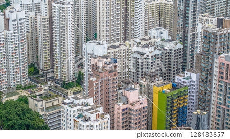 July 12 2025 Cheung Sha Wan District Urban Scene in Hong Kong 128483857