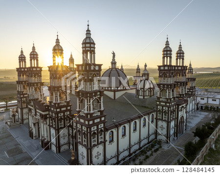 Palmarian Church, Iglesia Palmariana, a Christian church in El Palmar de Troya, Andalucsia, Spain. Claims to Holy SEE. 128484145