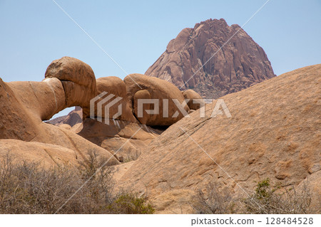 Group of bald granite peaks, Spitzkopp, Namibia Group of bald granite peaks, Spitzkopp, Namibia 128484528