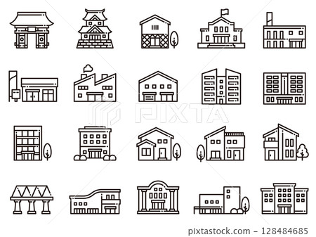 Housing & Architecture icons 16 128484685