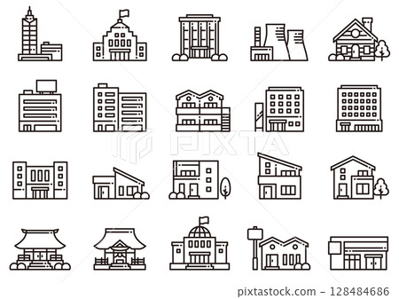 Housing & Architecture icons 19 Housing & Architecture icons 19 128484686