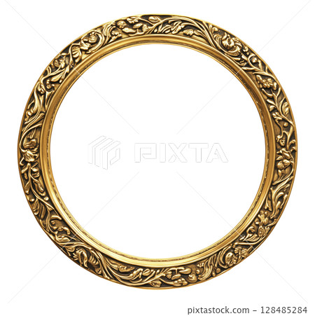 Vintage Round Frame 128485284