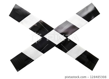 Warning Tape Cross 128485308