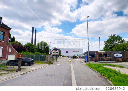 Beautiful European cityscape 128486942