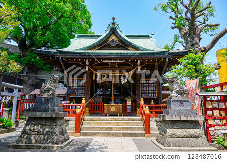 東京都葛飾區五寶山熊野神社拜殿，與安倍晴明有淵源的神社 128487016