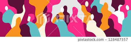 Psychology of people , social issues abstract vector background Psychology of people , social issues abstract vector background 128487357