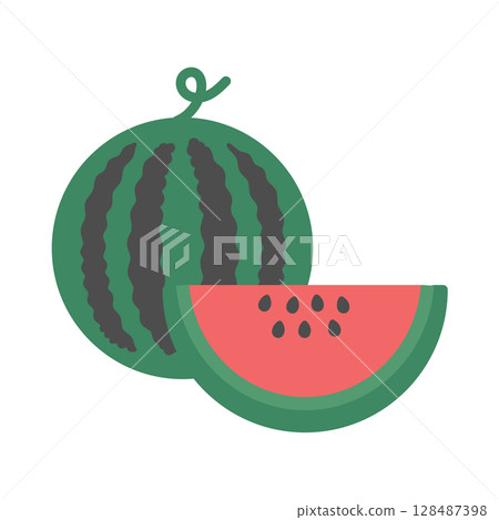 Watermelon illustration 128487398