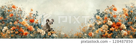 grass in the water 128487850
