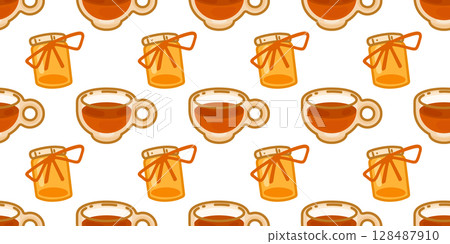 Autumn Tea and Honey Pattern Autumn Tea and Honey Pattern 128487910