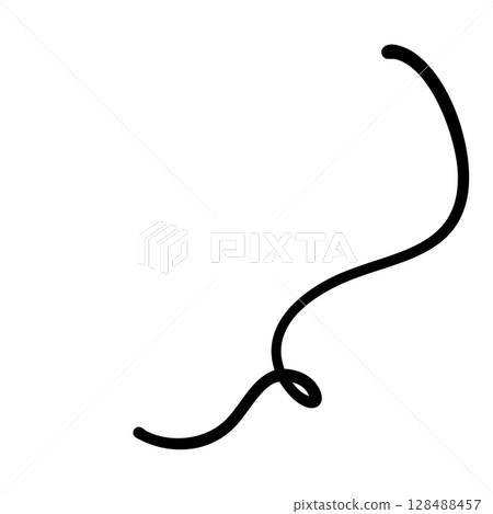 Speech bubble handwritten simple loose cute 128488457