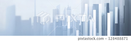 Business background. Real Estate Development and Investing. Financial Chart Indicators and Stock Market Graphs Overlaying City Skyscrapers. Double Exposure Perspective Banner. Cityscape and chart Business background. Real Estate Development and Investing. Financial Chart Indicators and Stock Market Graphs Overlaying City Skyscrapers. Double Exposure Perspective Banner. Cityscape and chart 128488871