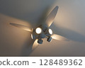 Ceiling fan light 128489362