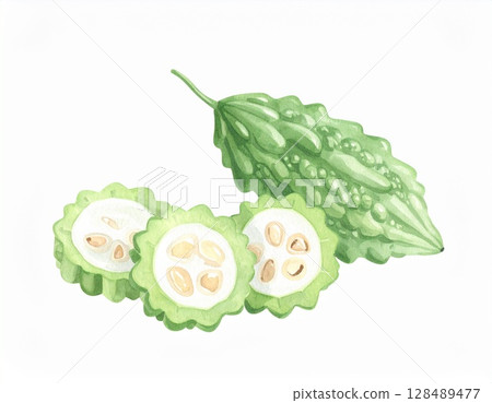 Bitter gourd 128489477