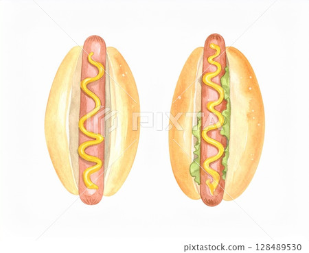 熱狗 128489530
