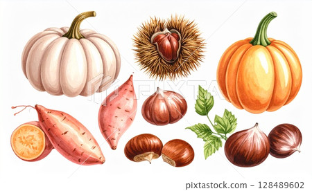 sweet potato chestnut nanjing 128489602