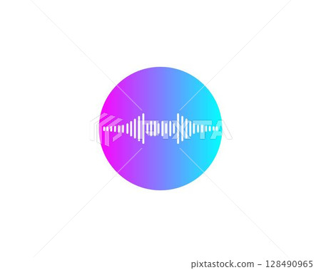 sound wave ilustration logo vector sound wave ilustration logo vector 128490965