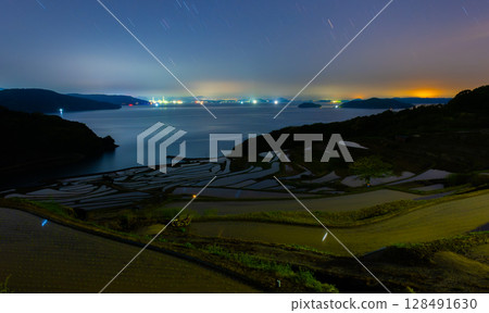 玄界灘的絕美景色：土屋梯田 128491630