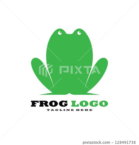 Frog Logo Template vector Frog Logo Template vector 128491738