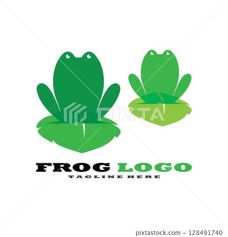 Frog Logo Template vector 128491740