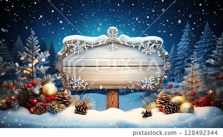 christmas sign christmas sign 128492344