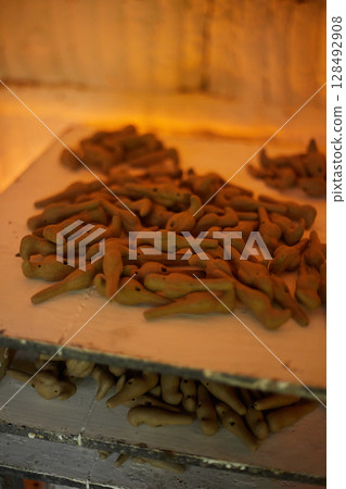 Many rustic clay in the kiln Many rustic clay in the kiln 128492908