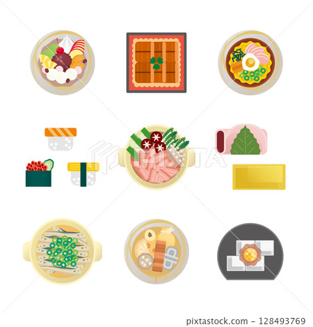 東京美食插圖集2 東京美食插圖集2 128493769
