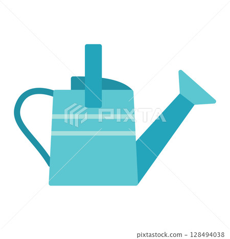 Watering can vector icon. Gardening watering can. Watering can vector icon. Gardening watering can. 128494038