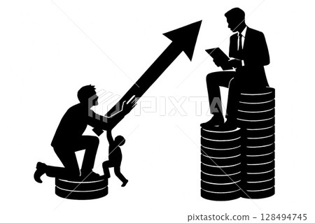 經濟差距的輪廓 128494745