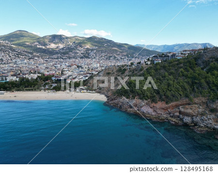 Coastal city landscape. High quality photo 128495168