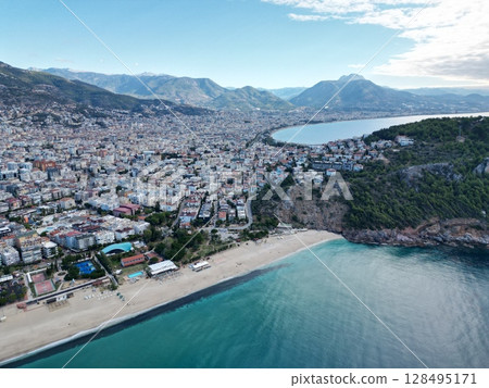 Coastal city landscape. High quality photo 128495171