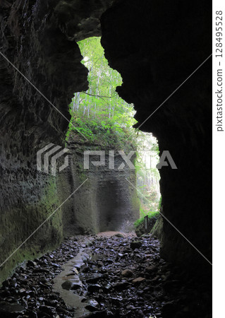 伊奧基洞穴深處，蕨類植物山谷的入口 128495528