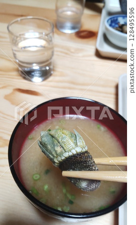 Kamenote miso soup Kamenote miso soup 128495596
