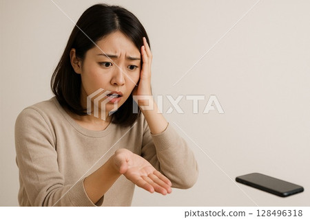 The real expression of the moment you realize you don't have your smartphone! 128496318