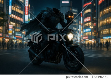 無頭騎士與穿越澀谷的黑暗摩托 128496339