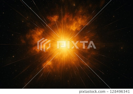 大爆炸描繪了宇宙的起源 128496341