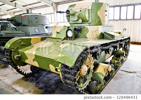 Soviet flame-throwing tank OT-130 128496431