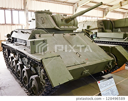 WW2 Soviet light Panzer T-80 128496589