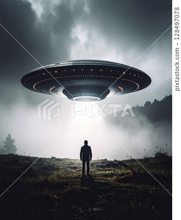 Humans abducted by UFOs 128497078