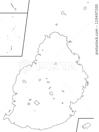 Blank map Mauritius Blank map Mauritius 128497200