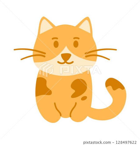 Cartoon cat or kitten characters design 128497622