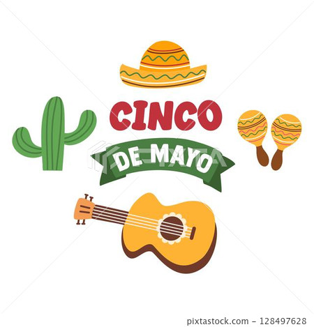 Cinco de Mayo banner template for mexico independence celebration 128497628